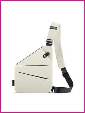 Anti Theft Crossbody Travel Bag Multi-Pocket Slim Sling